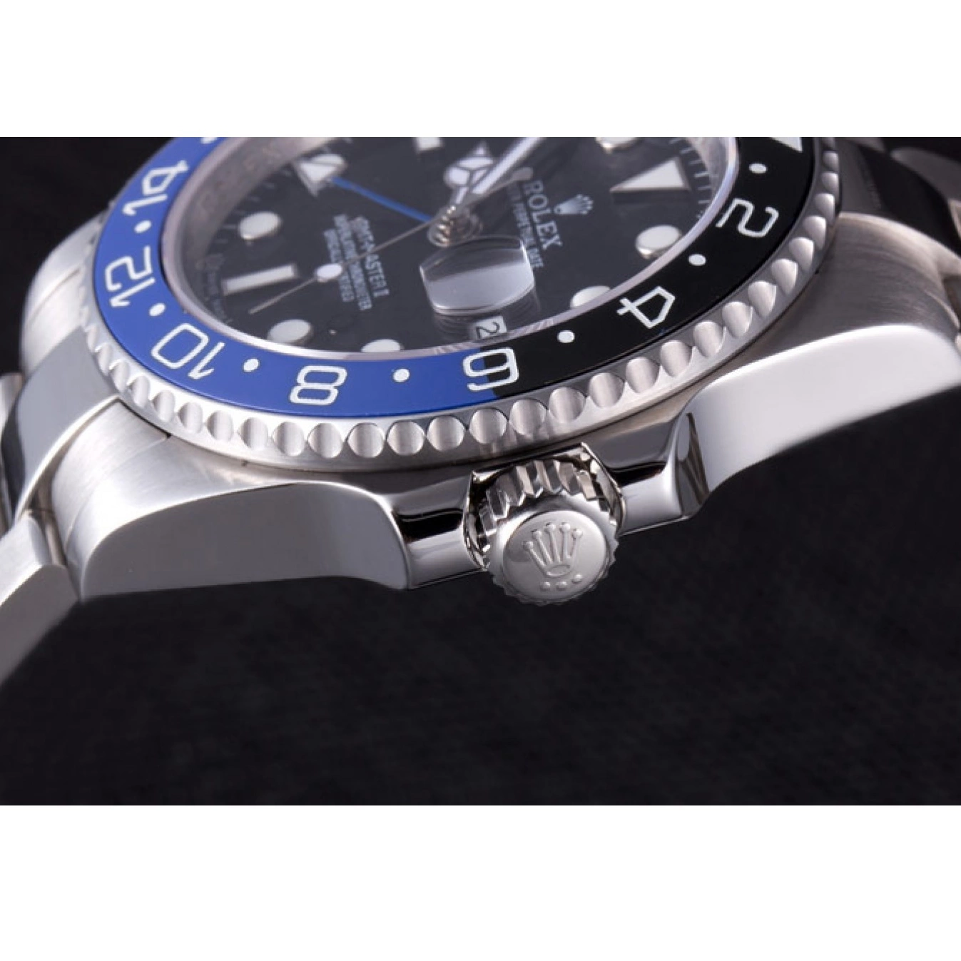 Good Copy Rolex Watches rl431 BLACK II BEZEL BLUE Rolex GMT 2013 621393 MASTER 0723
